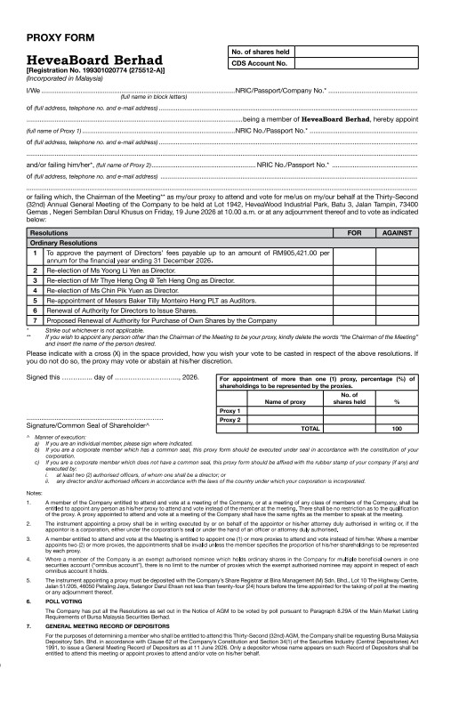 Proxy Form 2025